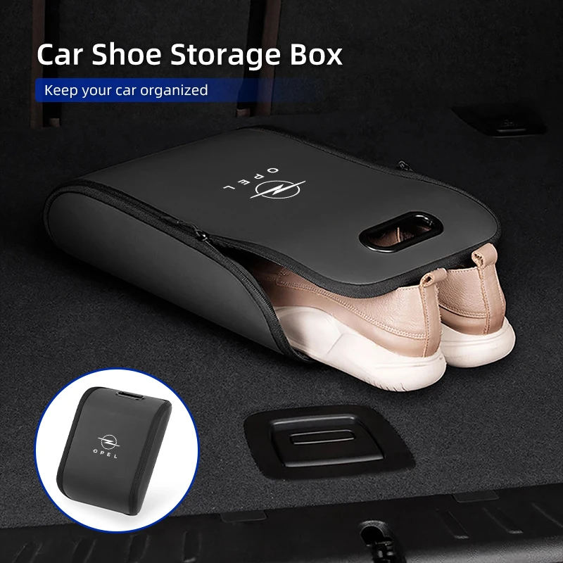Car Shoe Storage Bag Sneakers Organizer Foldable Travel Accessories For Opel Astra Corsa Insignia Vectra Meriva Zafira Mok