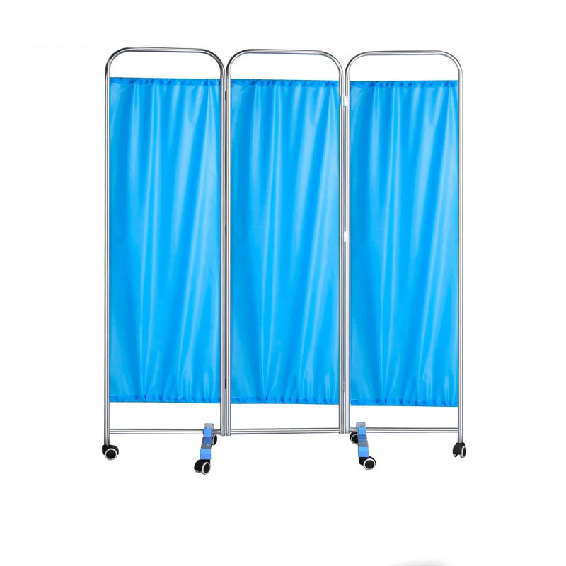 

Factory Wholesale Hospital Partition Screen Medical 3/4/5/6 Folding Ward Screen