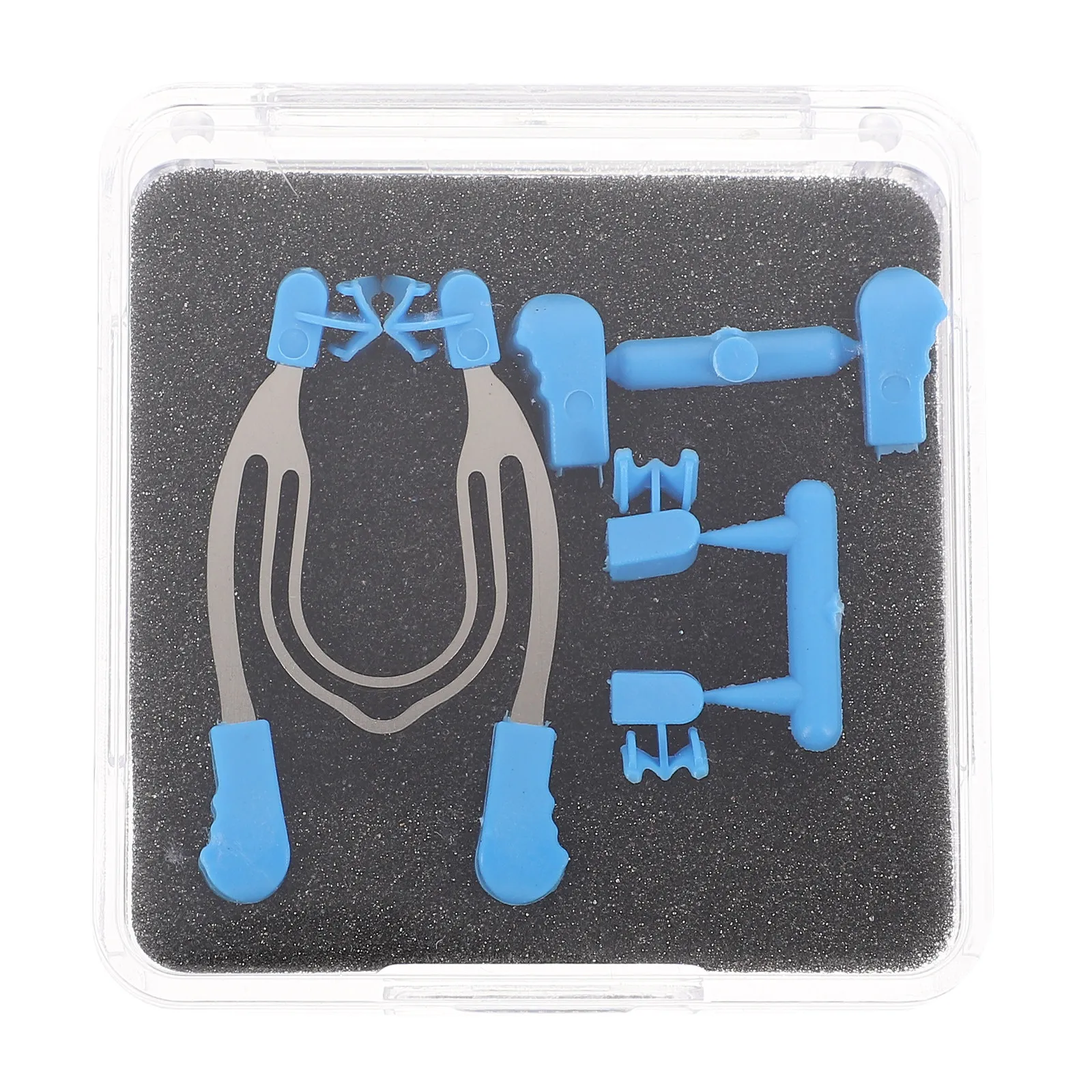 

3Pcs Dental Matrix Bands Ring Blue Durable Stainless Steel Clip Retainers for Dentistry Matrix Bands Ring