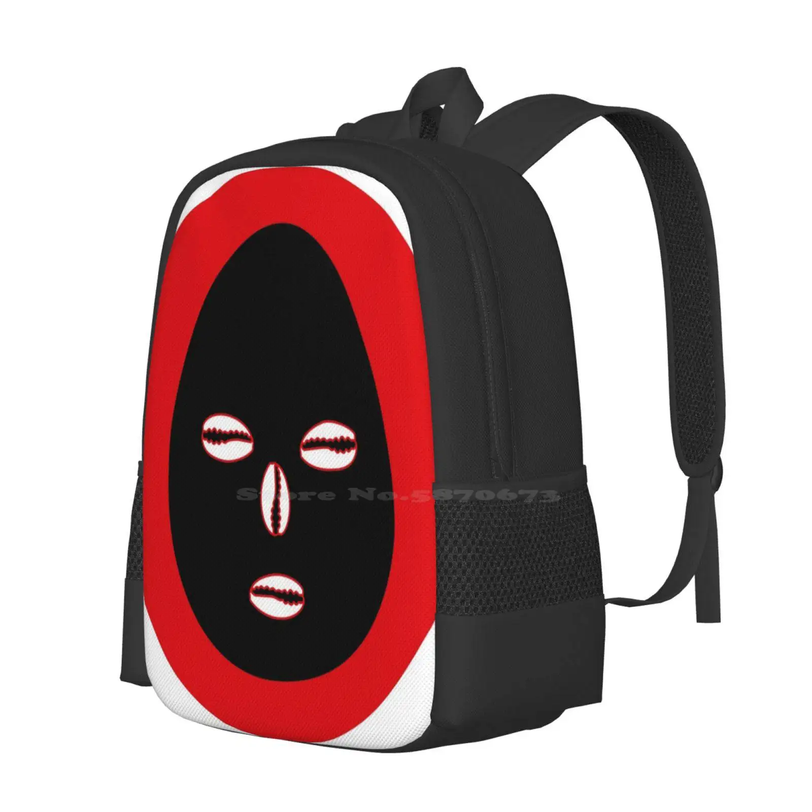 Eleggua Hot Sale Schoolbag Backpack Fashion Bags Eleggua Elegbara Orisha Santeria Eshu Lucumi Sincretismo Guardian Crossroads