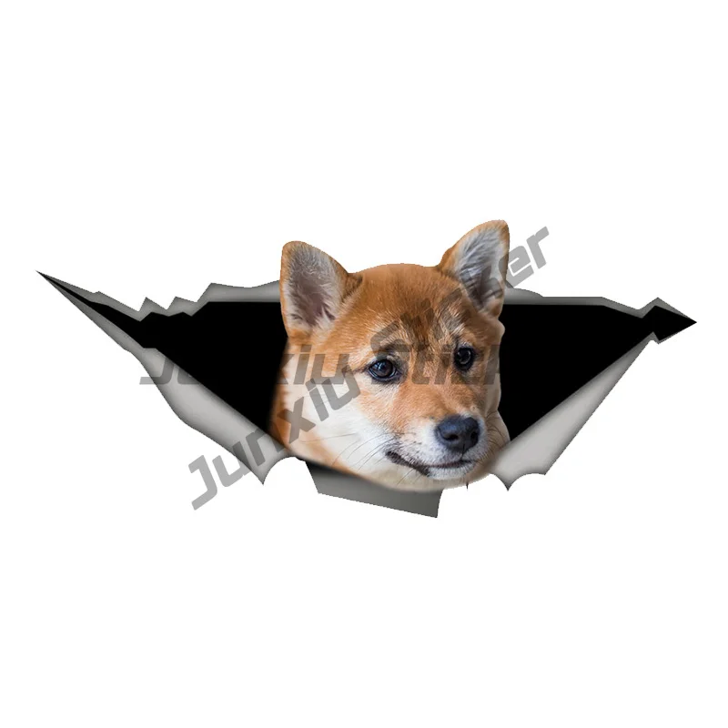 

Self-adhesive Decal Shiba Inu Dog Car Sticker Waterproof Auto Decors on Bumper Rear Window Motorcycle Laptop