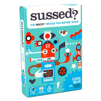 SUSSED The Wacky Would You Rather Card Game | Teens, Kids 10+, Adults | 2-8 Players | Cool Blue Edition
