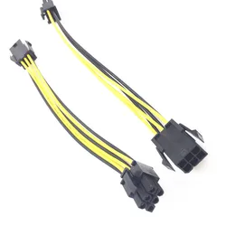 PCIE Cabo de Alimentação para Mineração, Placa Gráfica, Cabo de Extensão, 6 Pin Connector, macho para fêmea adaptador de alimentação para Mineração