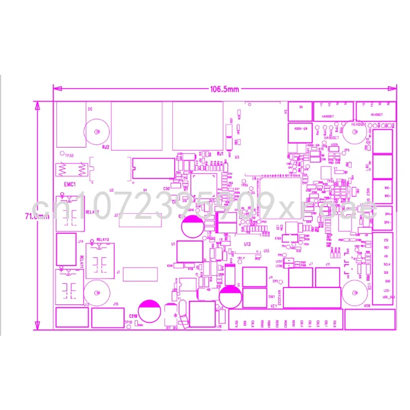SIP 4G PCB Board IP Telephone Mainboard VoIP Phone Boards for Telephones System