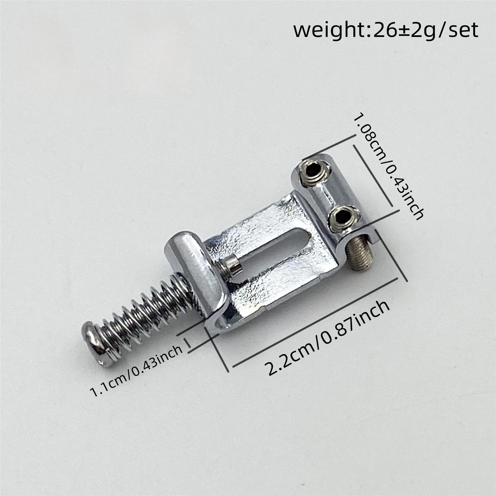 Best Choice 6-piece/set Metal Bridge for ST-Style Electric Guitar Bridge  String Press Blocks Gold/Sliver/Black