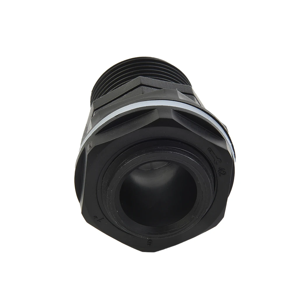 3/4inch 1inch 2inch PP Tank Bushing Threaded Fitting Flange Connection External Thread IBC Rain Bushing Threaded Fittings