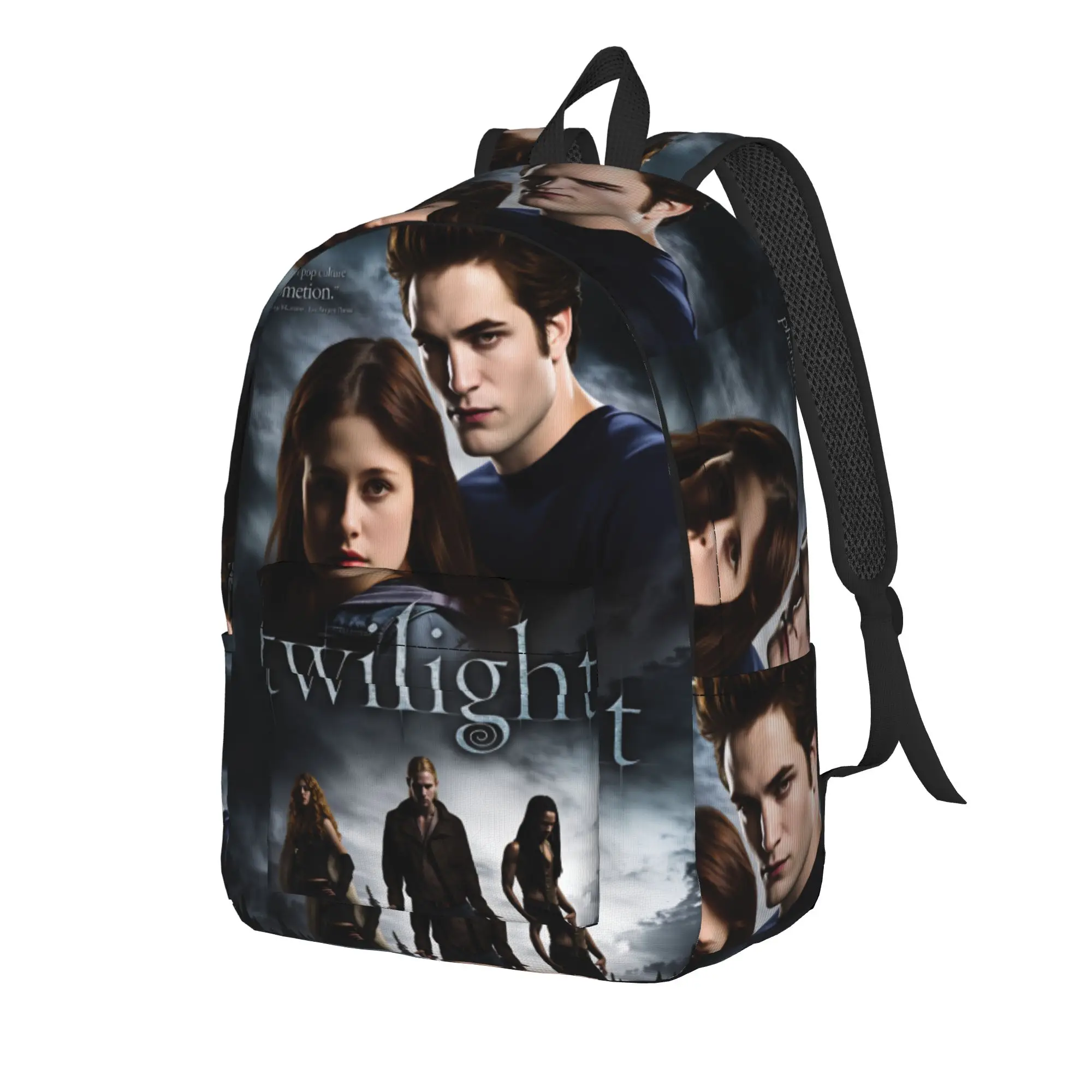 Decor Edward Backpack The Twilight Saga College Backpacks Women Men Kawaii High School Bags Designer Pattern Rucksack