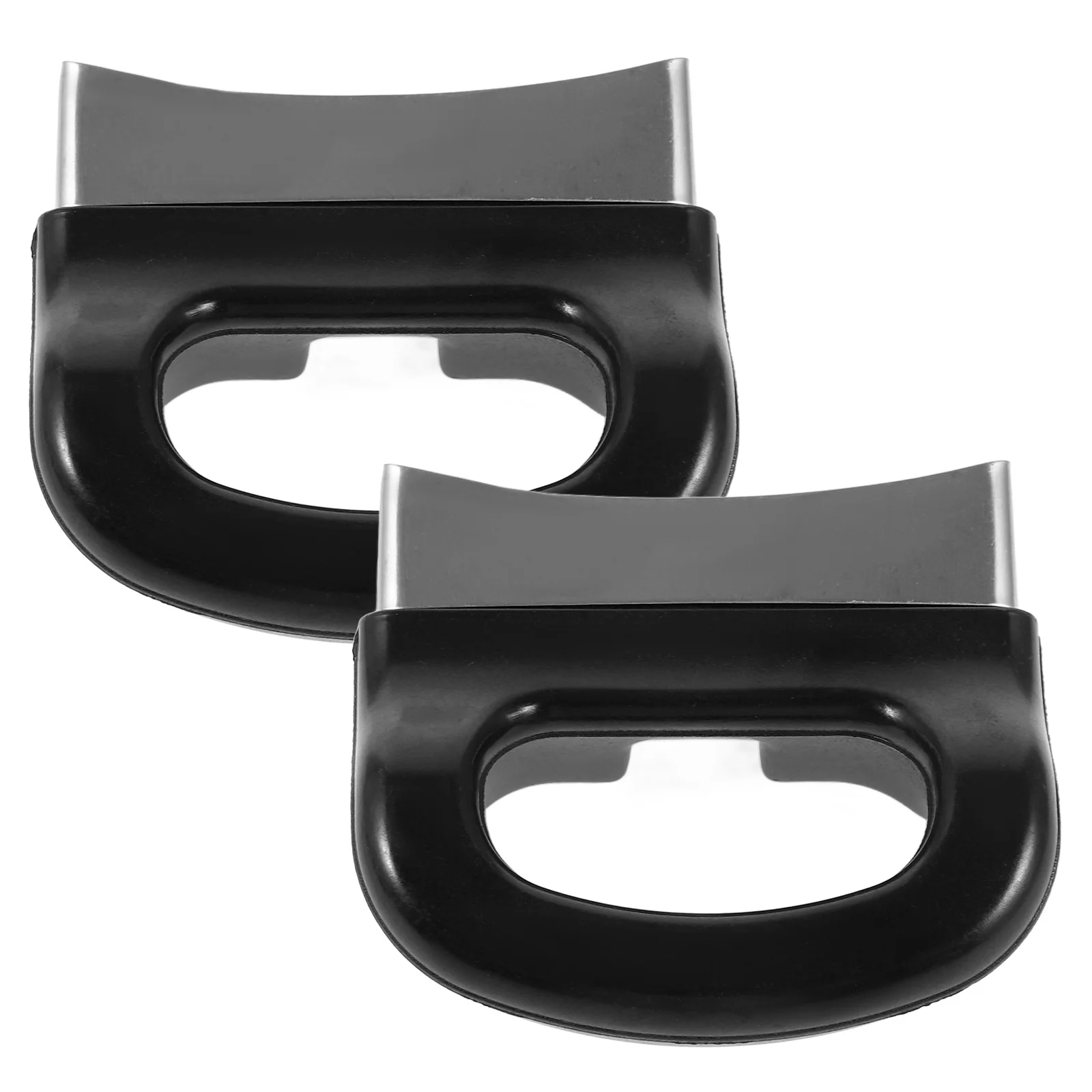 

4 Pcs Universal Pot Handles for Pressure Cooker Stockpot Steamer Easy Install Black Plastic Replacement Side Grip