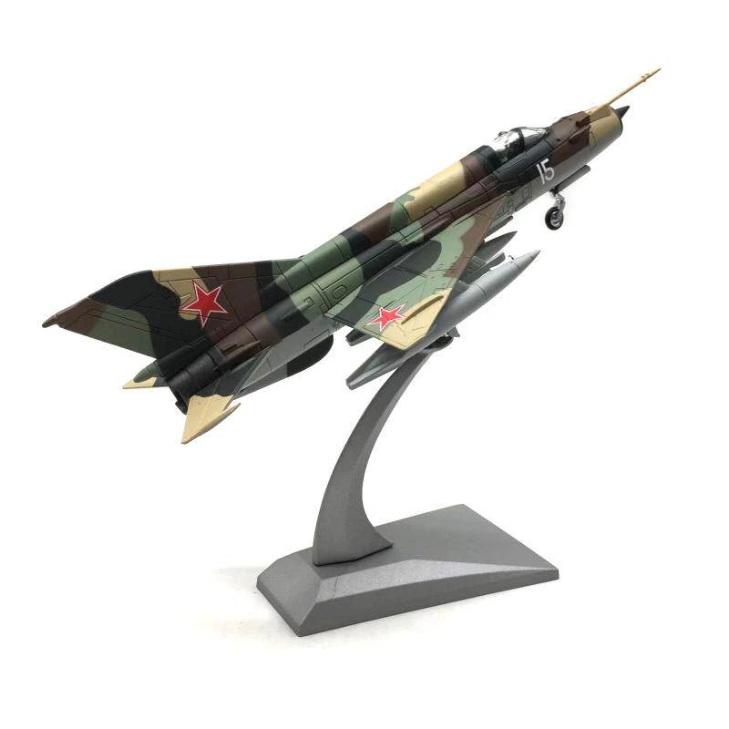 1/72 MIG-21 MiG-21 fighter (Fuselage Alloy) Static Model Ornaments