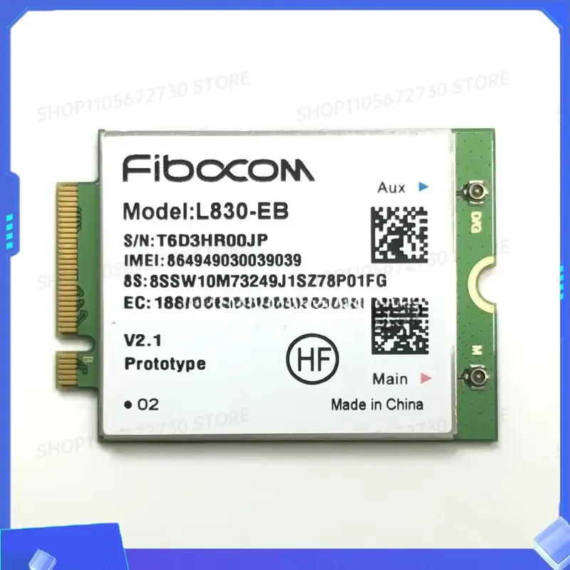 for ZZ L830 Eb M.2 4G WWAN Wireless Module LTE Network Card Compatible with ThinkPad X380 T480S T480 X280 T580 L580 L480 S1