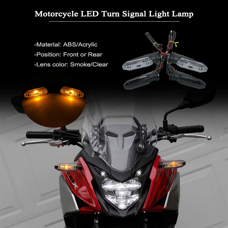 For Honda CB500X CB500F CB400X CB 500X CB500X 2019 2020 2021 2022 Motorcycle Turn Signals Blinker Indicator LED Light Lamp image 2