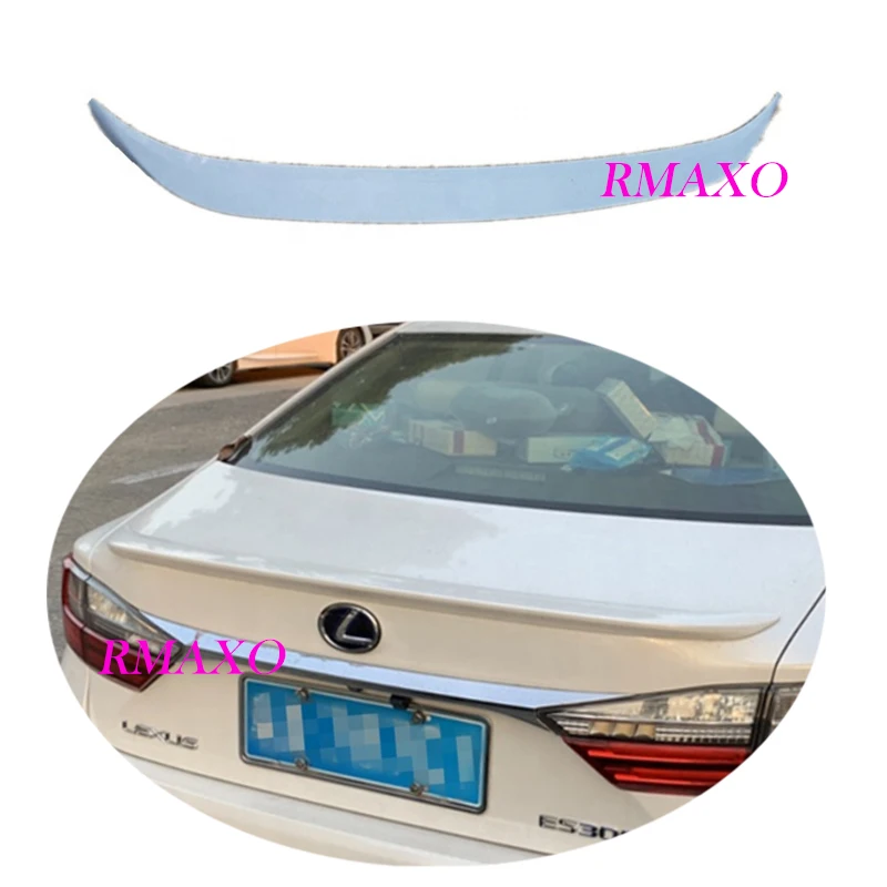 For LEXUS ES250 ES300 ES200 Spoiler 2013-2017  High Quality  ABS Material Car Rear Wing Primer Color Rear Spoiler