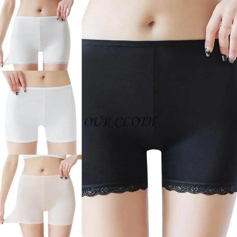 

Женские бесшовные шорты, защитные брюки, трусы-боксеры с антифрикционной юбкой, шорты-комбинации для нижнего белья Y1AC