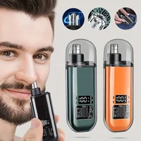 Tondeuses électriques pour le nez et les oreilles pour hommes, rechargeables par USB, design compact et portable, avec charge rapide, kit de toilettage électrique 1