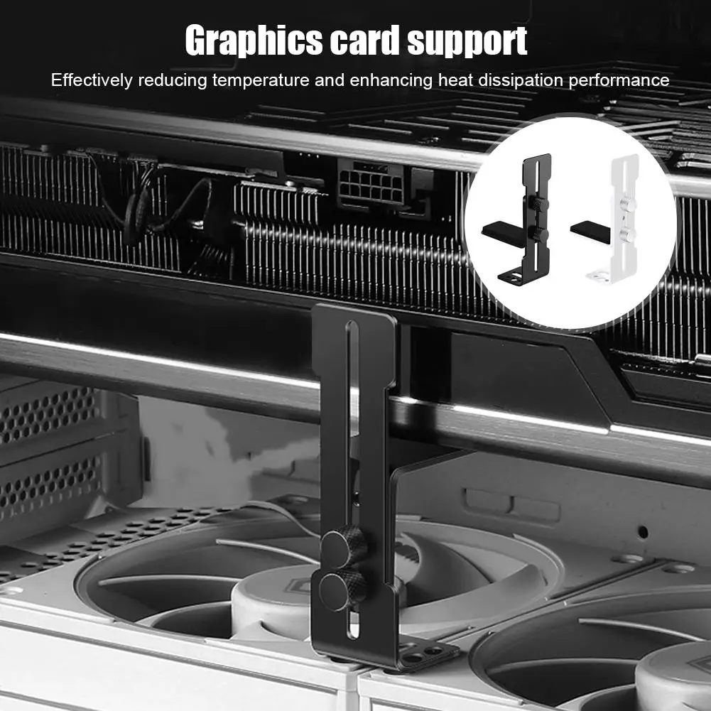 12cm Fan Position GPU Support Frame Card Bracket Computer Graphics Card Holder Video Card Support Bracket for RTX 4090 4080 G6J6