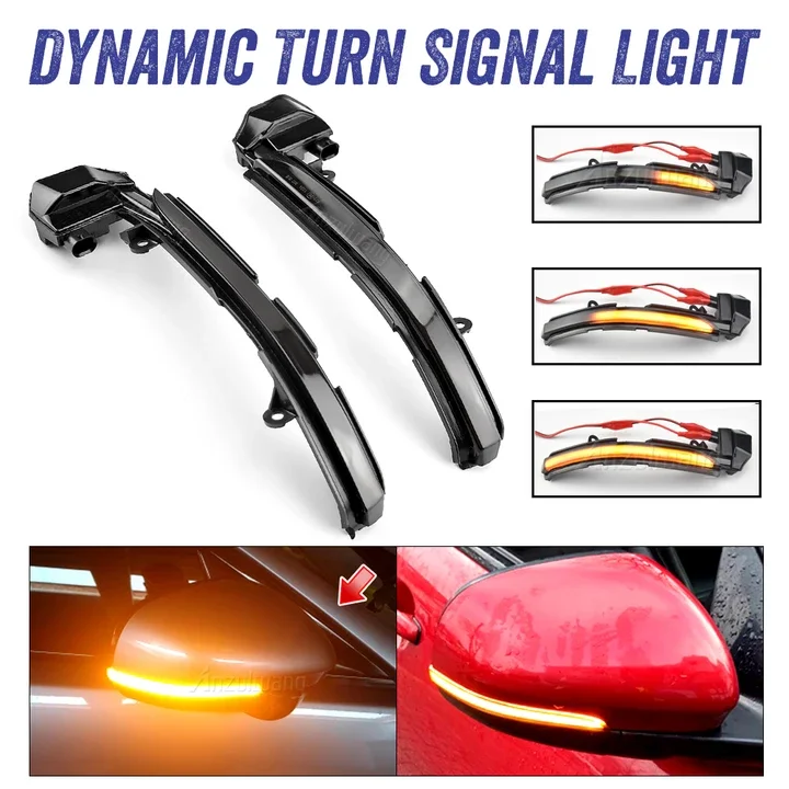 Fit for Jaguar XE XF XJ F-TYPE XK XKR I-PACE X250 X260 Dynamic Blinker Indicator Mirror Turn Light Signal