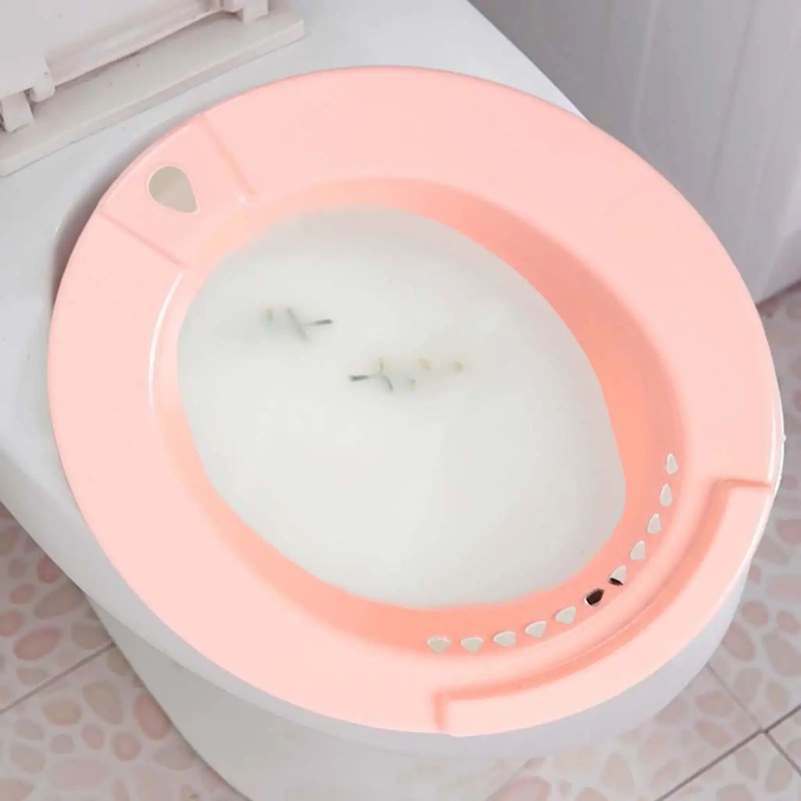 Sitz bath bidet ริดสีดวงทวารบรรเทา perineal แช่สำหรับห้องน้ำมาตรฐานสีขาว