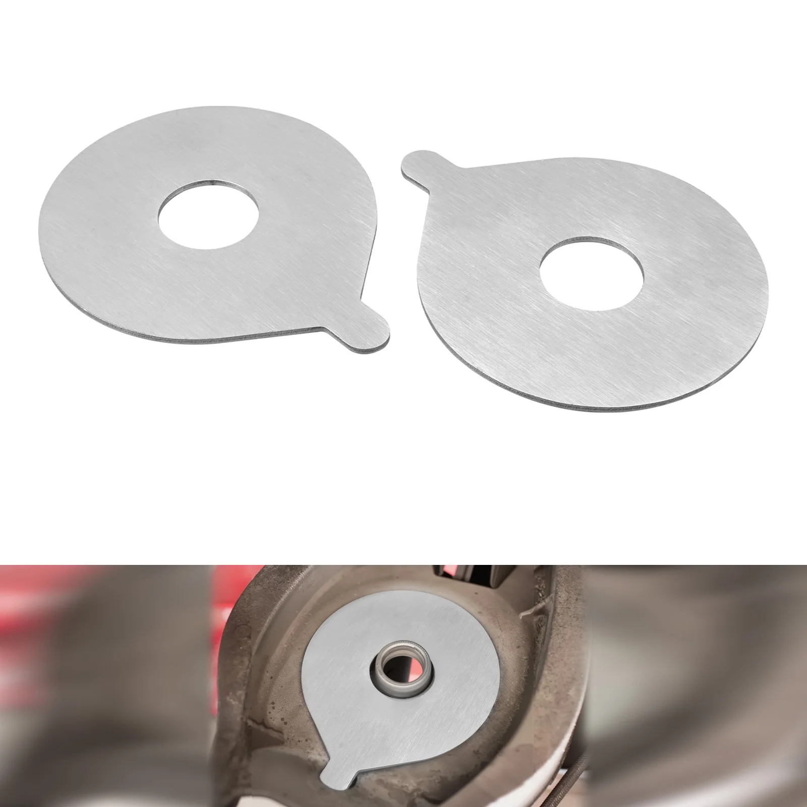 

BEVINSEE Steel Rear Trailing Arm Reinforcement Plates for BMW E46/E46 M3 1999-2006 Z4 E85 2003-2008