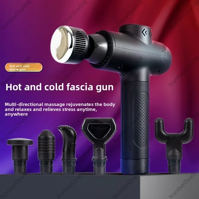 LCD Touch Screen Massage Gun Deep Tissue Muscle Massager Electric Back Neck Massager for Pain Relief Portable