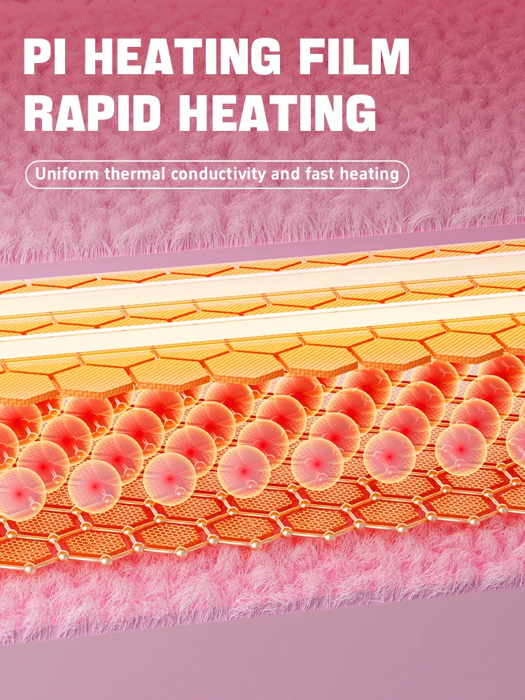 Tappetino riscaldante portatile per alleviare le crampi nel periodo - Cintura scalda pancia ricaricabile a calore rapido, lenisce il dolore e l'inconforto in movimento