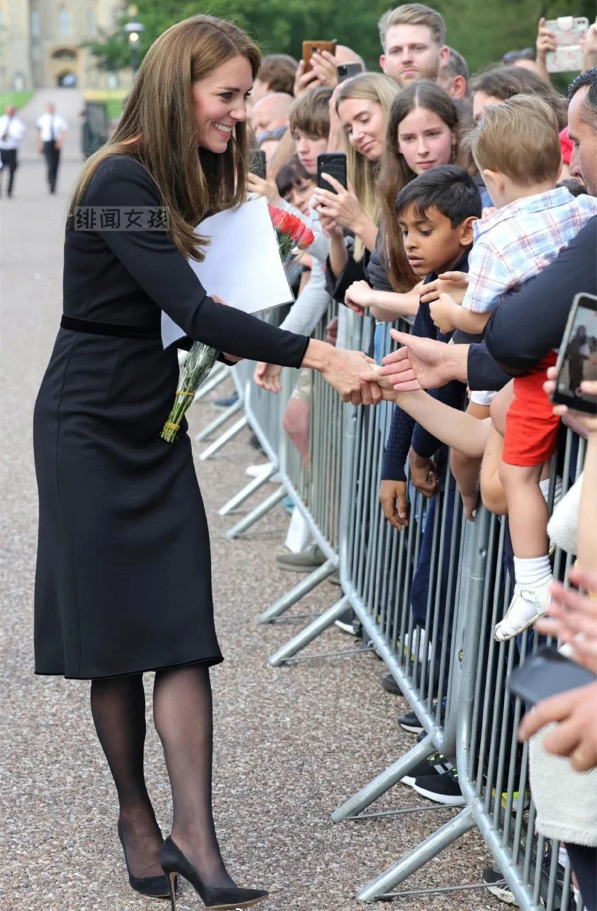 Princess Kate Middleton Dresses Long Sleeve Vintage Elegant O Neck Dress Professional Office Ladies Work Formal Business Wear view 3