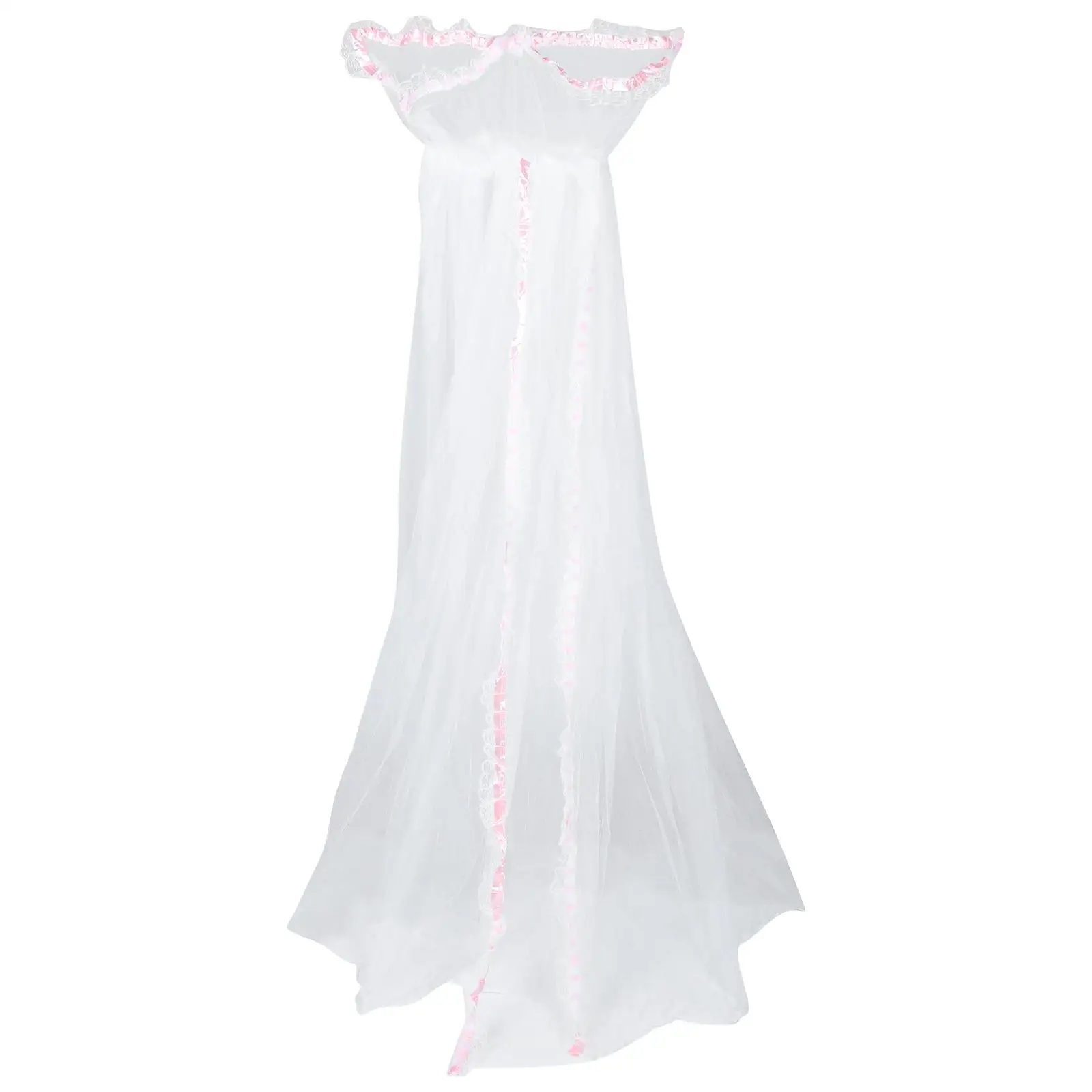 

Polyester Baby Bed Net Canopy Mosquito Cover Single Cot Surrounding Protect Luxurious Design Bedroom Decor