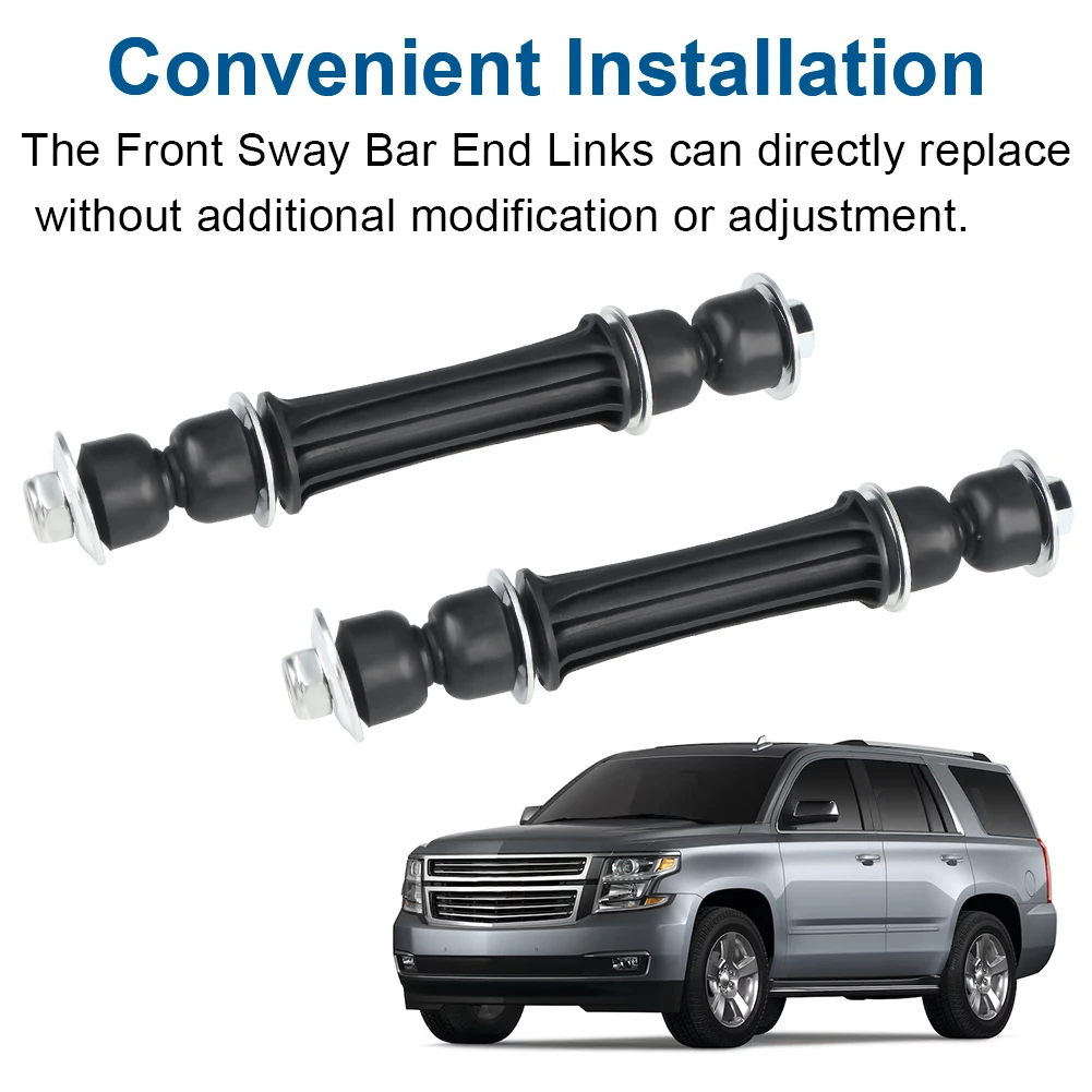 2PCS Car Front Swing Bar Balance Bar End Stabilizer Drive Shaft Upgrade Accessory For Chevy GMC Cadillac Hummer Models