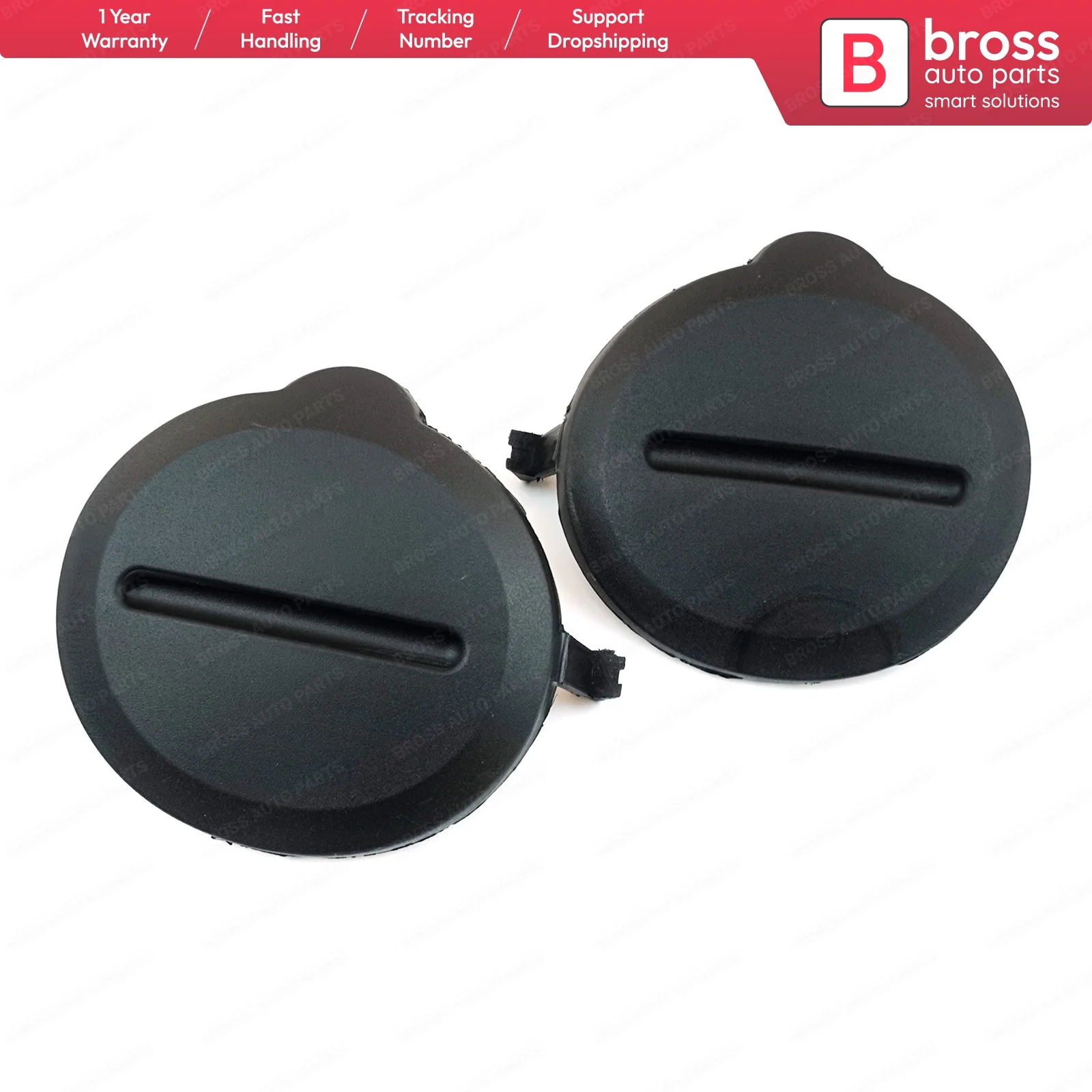 BSP994FBA Front Bumper Bezel Fog Light Beam Frame Cover Black Left Right 7701207859 Renault Kangoo Express Shipping From France