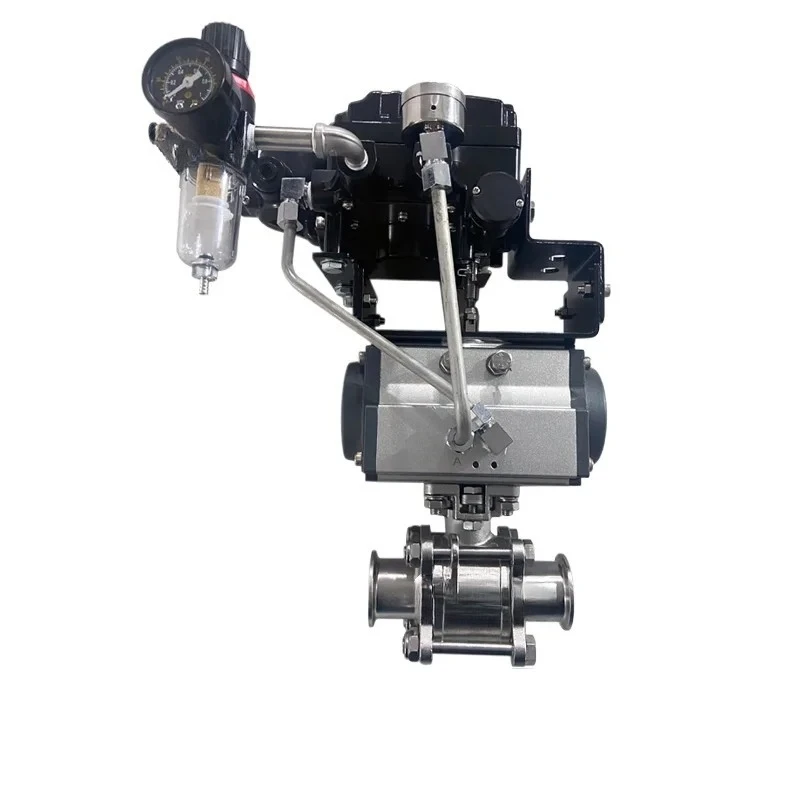 Adjusting flow ratio control valve, stainless steel clamp ball valve