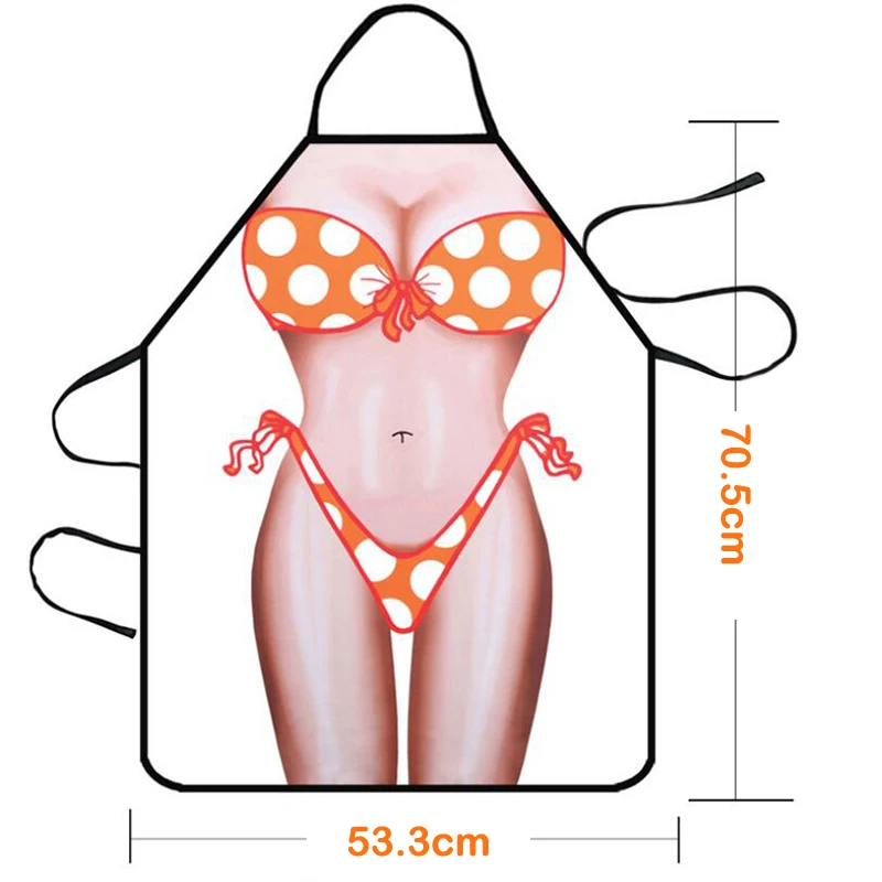 Creative Sexy Apron Kitchen Apron Funny Muscle Man Women Aprons Dinner Party Cooking Apron Cooking Pinafore Home Cleaning Tools