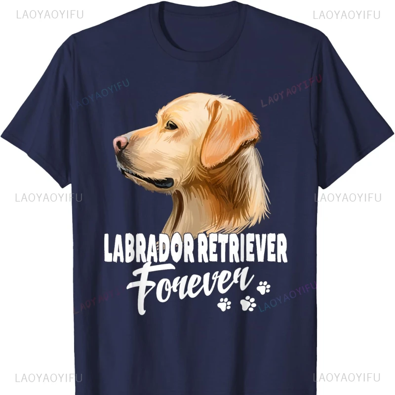 Labrador Retriever Dog Breed Lover Cute Puppy Gift T-Shirt Shirts for  Y2k Goth Casual Fashion Soft Comfortable Tee Tops unisex