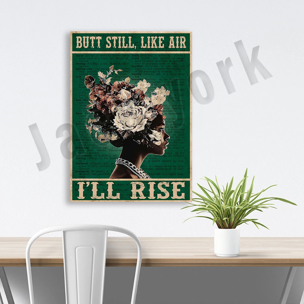 Maya Angelou Still I Rise, Poetry Poster, Maya Angelou Poetry, Motivational Poster, Feminism, But Still Like Air I'll Rise Poste