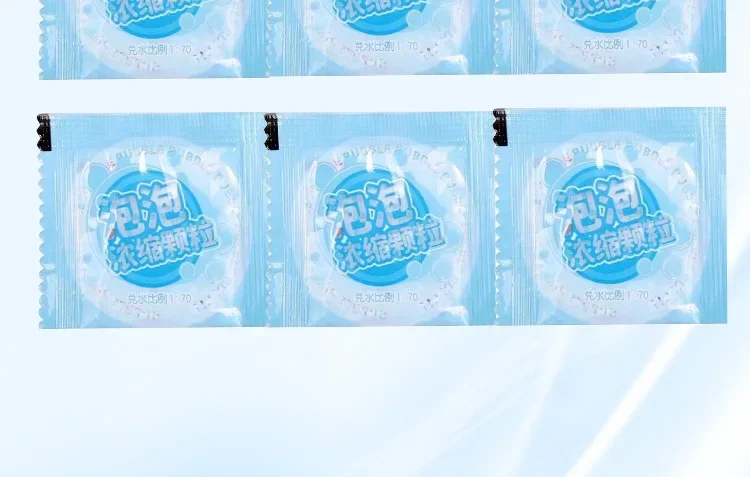 10–30 Stück Seifenblasenmaschinen-Ergänzungsmittel, flüssiges, buntes, konzentriertes Granulat, 10 Stück ≈ 500 ml Seifenblasenpistolen-Ergänzungsgranulat – Detail 11