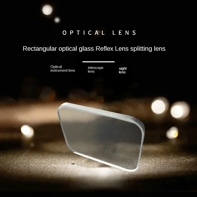 Optical Lens Processing Rectangular Glass Reflective Spectroscopic Lens Sight Mirror Customization of Spectroscopic Reflector