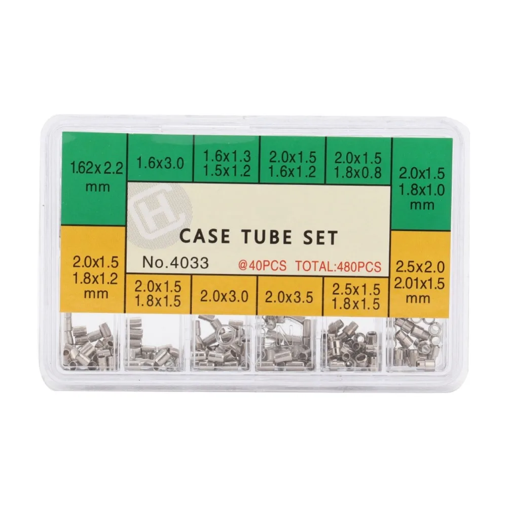 Portable Stainless Steel Watch Case Tube 12 Sizes Watchmaker Accessory Watch Component Jewelry Repair