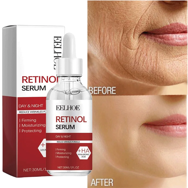 

Eelhoe Retinol Anti-aging Facial Serum Wrinkles Remover Hyaluronic Acid For Face Care Brighten Moisturizing Korean Cosmetics30ML