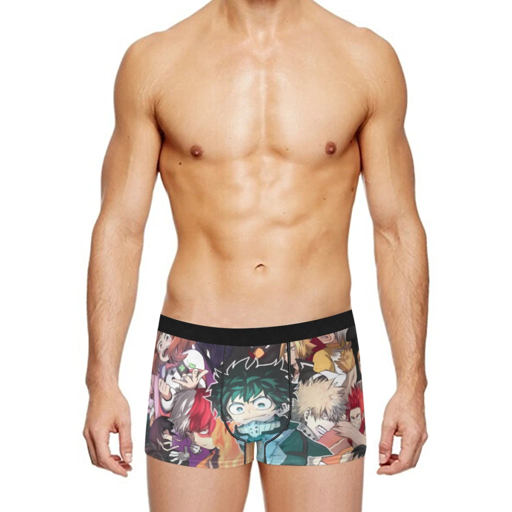 Anime-My-Hero-Academia Milk Silk Man Underwear Boxer Men Underpants Men's Panties Boxers Shorts