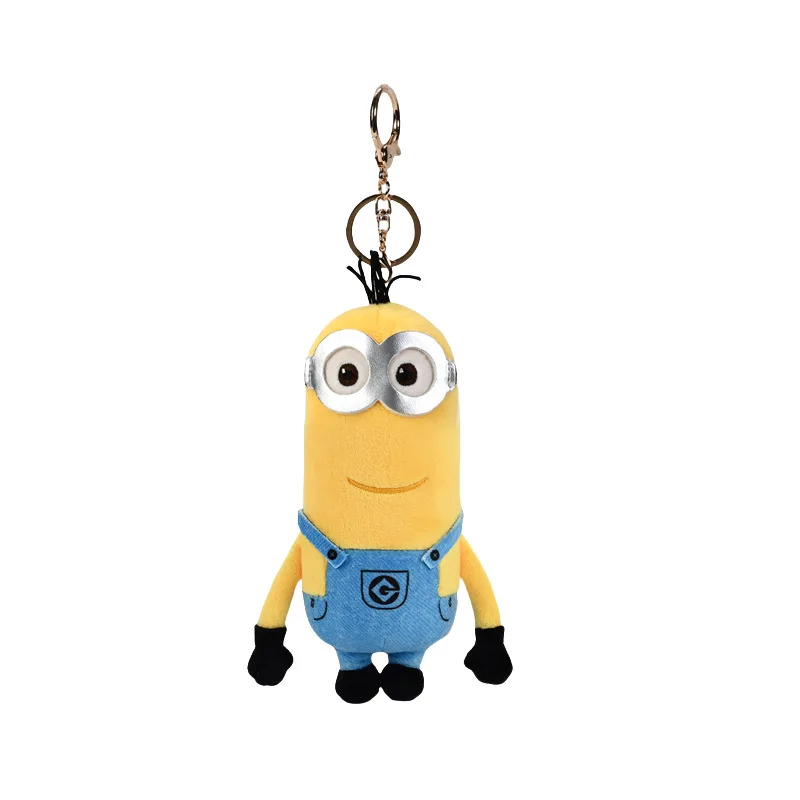 Despicable Me Minions Stuart Kevin Bob Cute Kawaii Cartoon Keychain Creative Anime Peripheral Backpack Decorative Pendant Gift - view 2