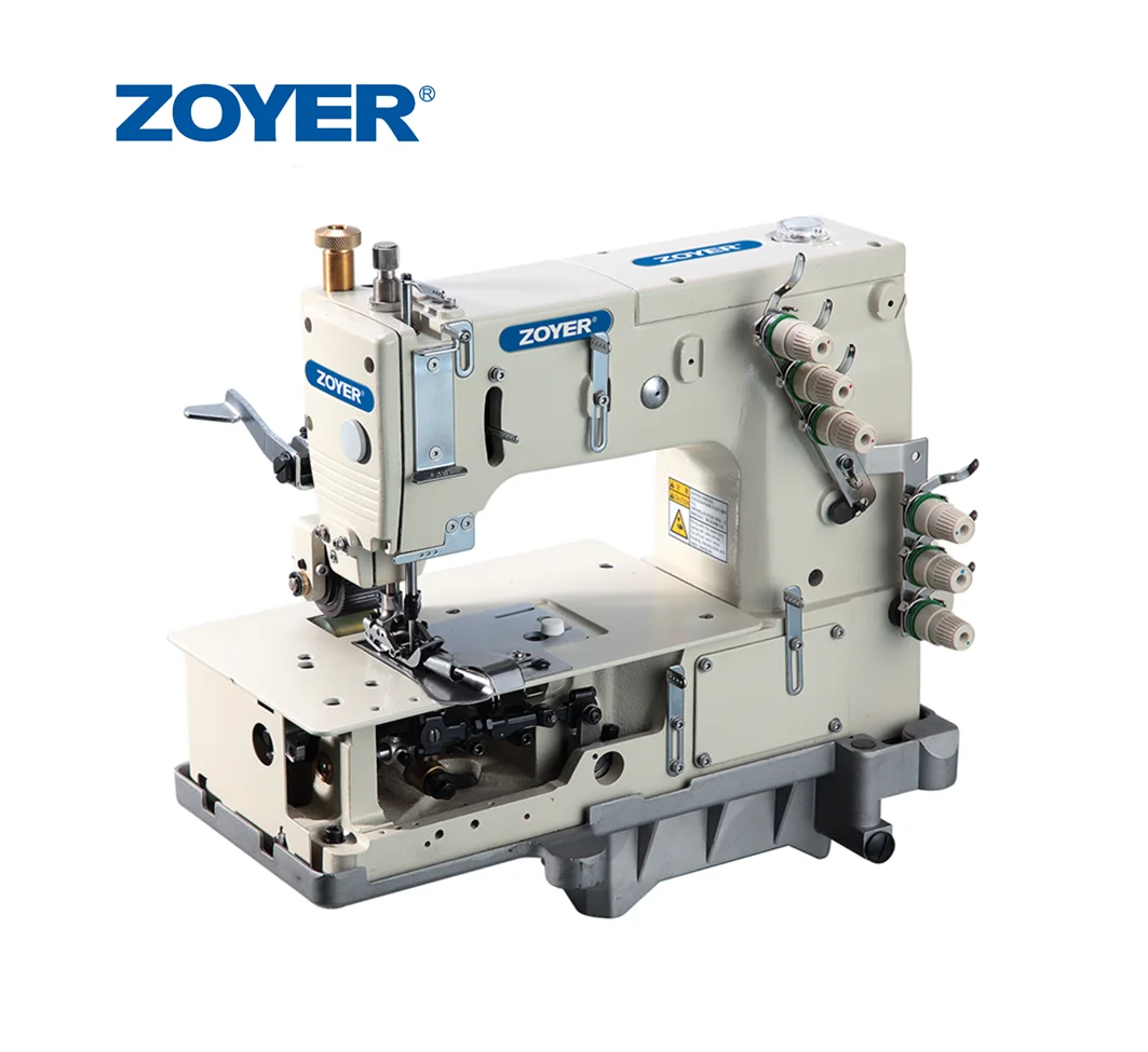 ZY1503PTF Industrial Metal Sewing Machine Multi Needle Chain Stitch Presser Foot New Condition Needle Feed Thread Trimmer Motor