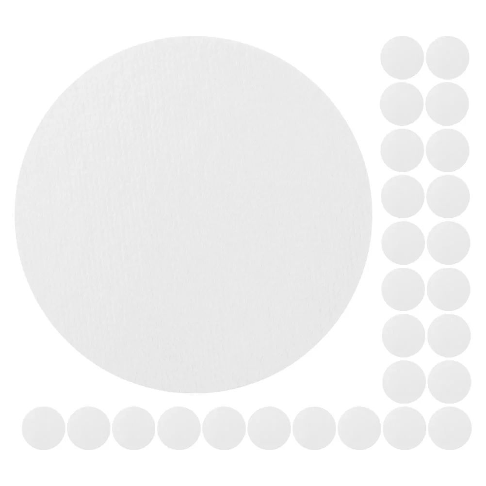 

100pcs Dehumidifying Sheets 3Cm White Plant Fiber Round Felt Circles For Food Storage Biscuit Cans Chip Tubes Microwave Kiln