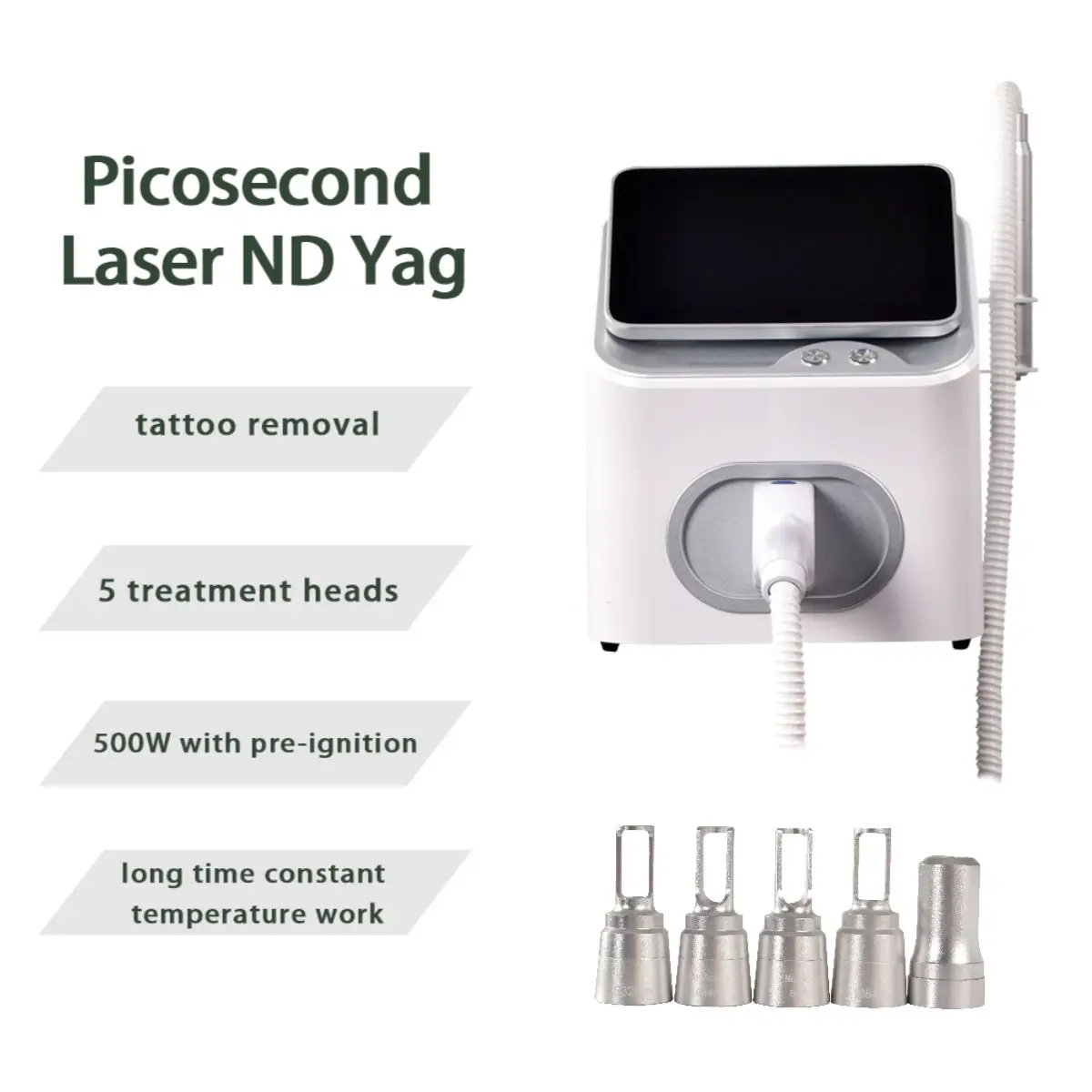 Nieuwste Propabele Picoseconde Laser Apparaat Tattoo Verwijdering Machine Pico Laser Pigment Acne Litteken Verwijdering Huid Verjonging Machine