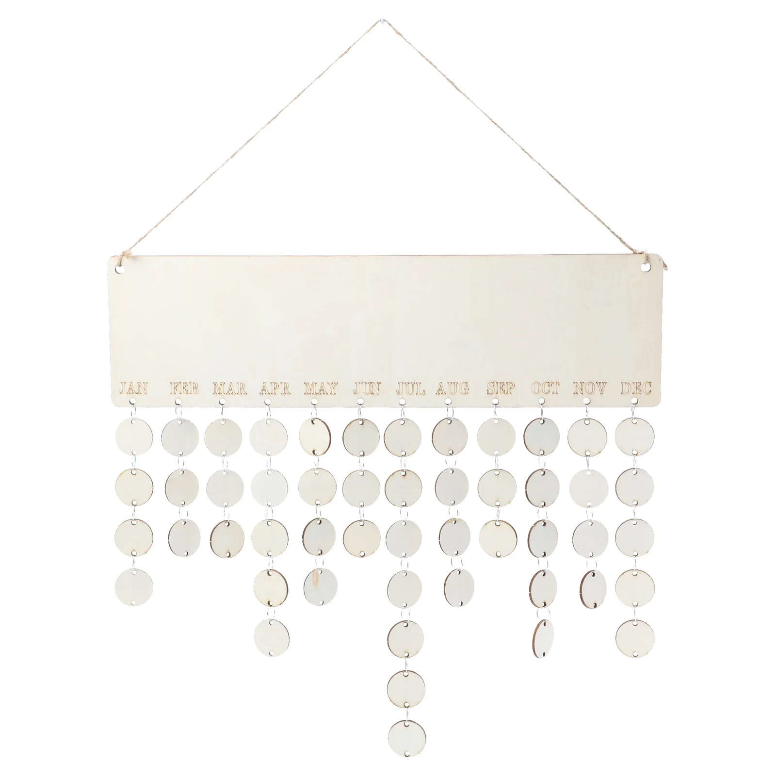 1 комплект, деревянный календарь на день рождения, подвеска «сделай сам», доска для напоминания, креативный семейный юбилей, декор для стен на день отца