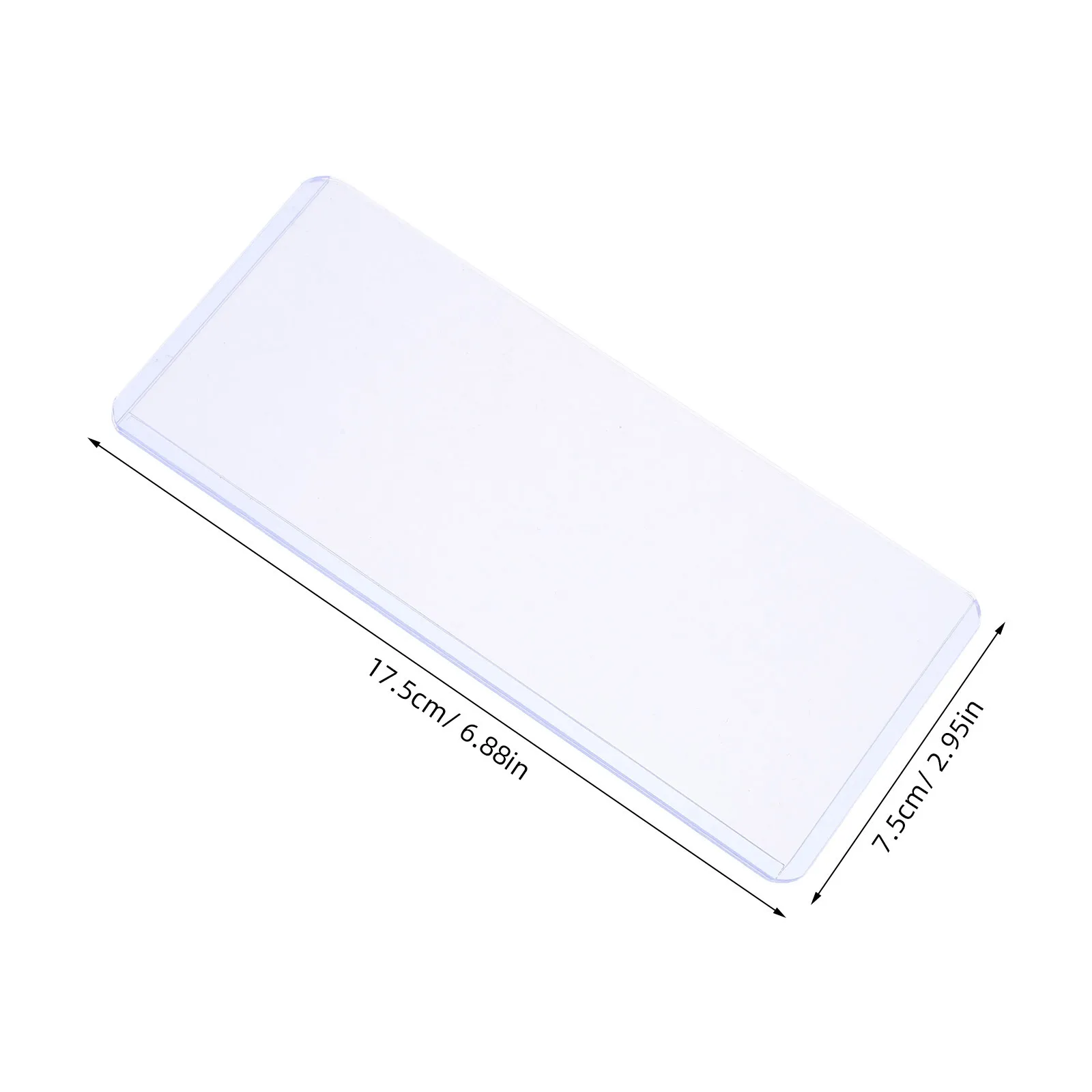 20Pcs Clear Money Holder Waterproof PVC Bill Protector for Banknotes Cards Stamps Invoices Cash Storage Currency Collection