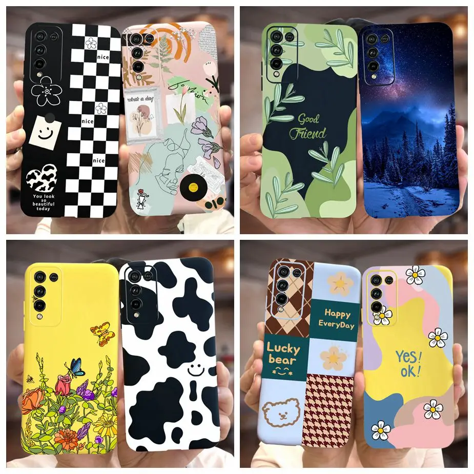 For Huawei Honor 10X Lite Case DNN-LX9 New Fashion Candy Painted Cover For Honor10X Lite Honor 10 X Lite Phone Cases Soft Bumper