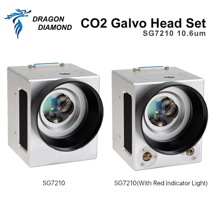Fiber Galvo Scan Head RC1001 SG7110 7210 10.6um &1064nm Fiber Scanning Galvanometer For Fiber Laser Marking Machine Parts