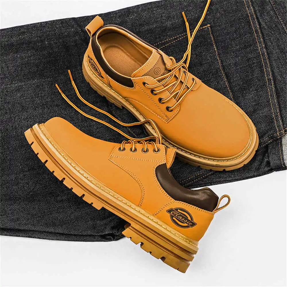 

40-44 Slip Resistant Sneakers For Men Basketball Men's Summer Footwear Yellow Shoes For Men Sport Runner Joggings
