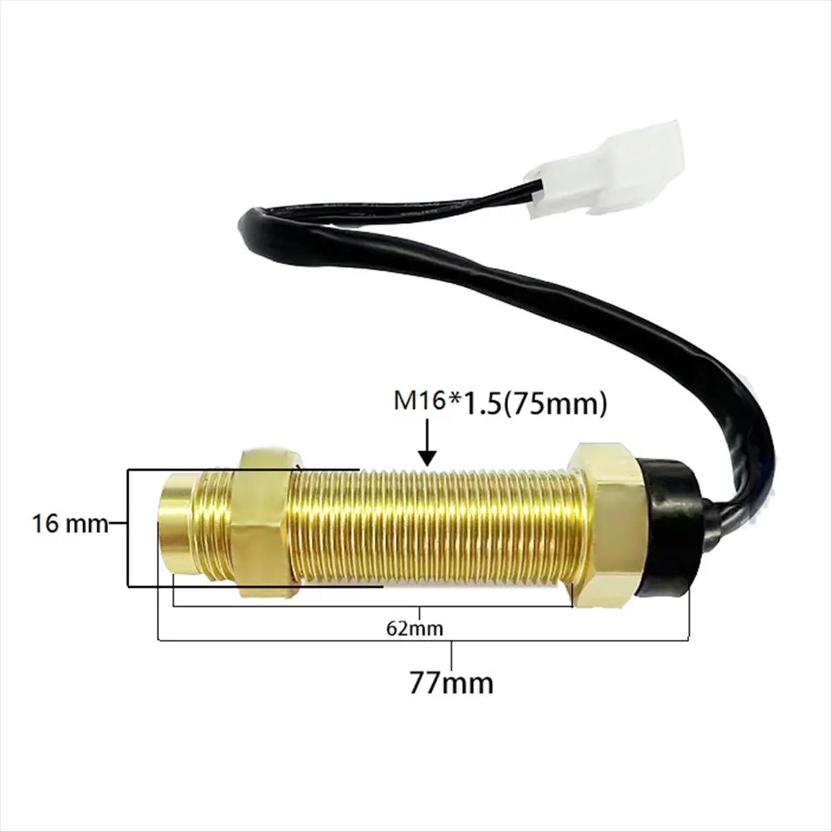 M16 Tachometer Sensor RPM Tachometer 12V 24V Tacho Sender Sensor for Car Truck Yacht Boat Motor Speedometer Sensor