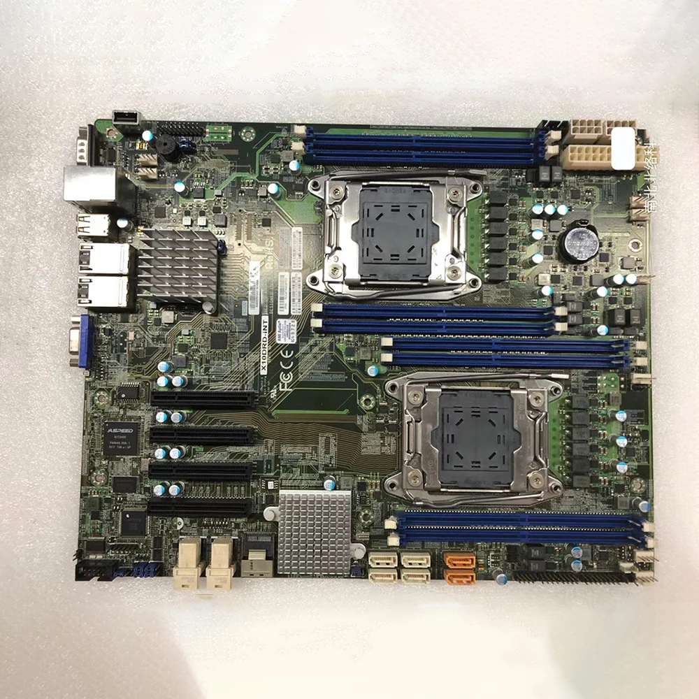 Motherboard LGA2011 DDR4 E5-2600 v4/v3 Family Processor X10DRD-iNT 100% Tested Fast Ship Perfect Work