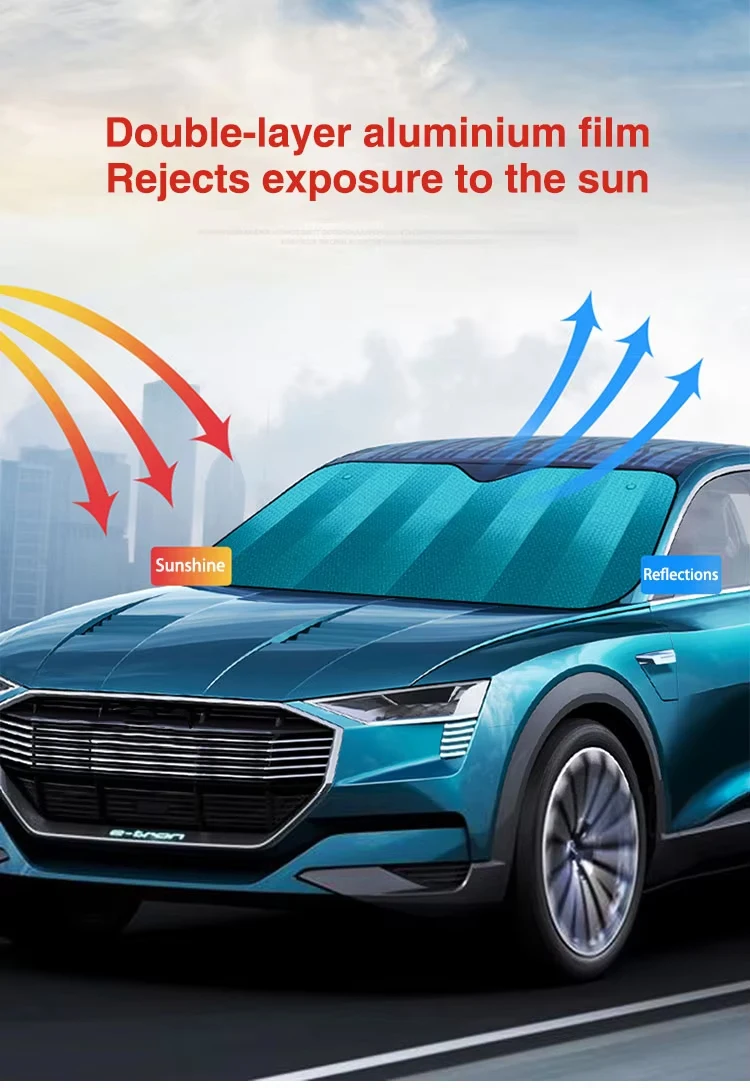 Sun Visor For VW Volkswagen Caddy Accessories 2019 2K Maxi 2004-2018 Sunvisor Pad Windows Sun Shade Cover Accessories Auto Parts view 4