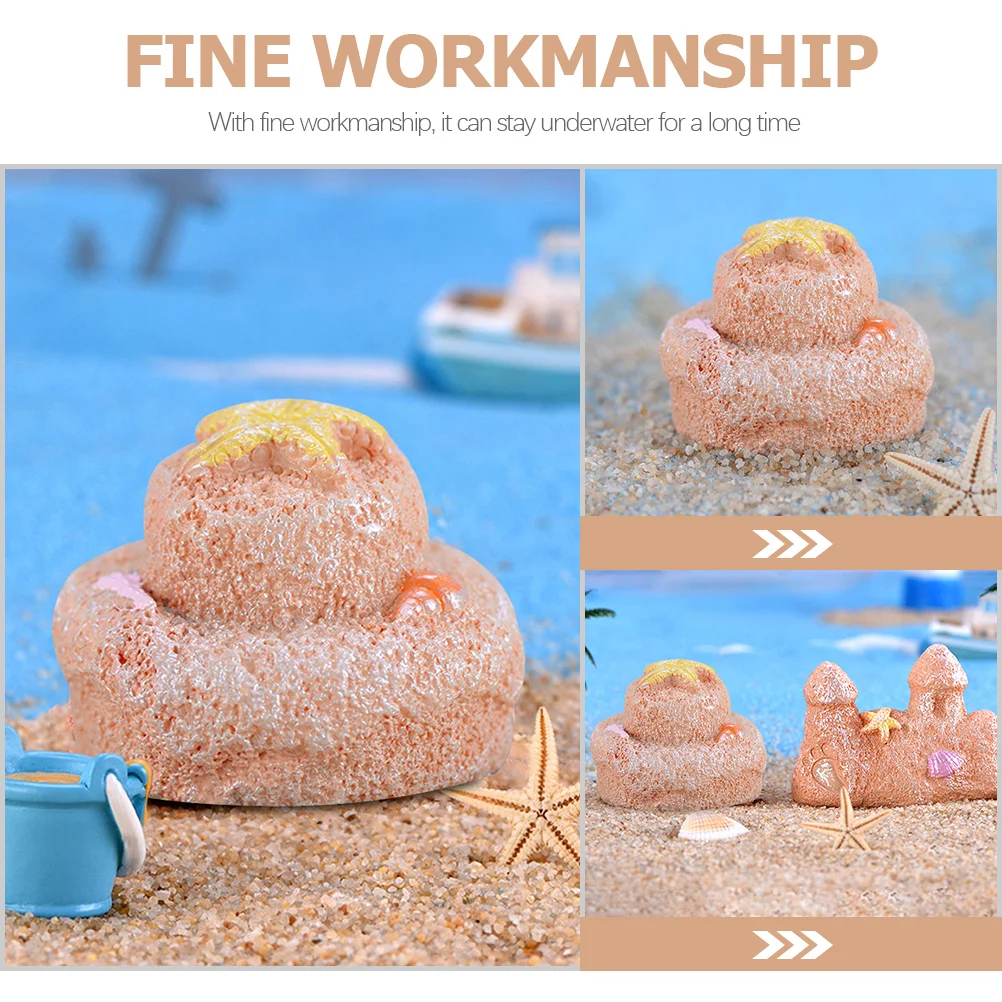 

6Pcs Fish Tank Ornament Sculptures Resin Crafts for Aquarium Micro Landscape Decoration Stylish and Safe for Fresh